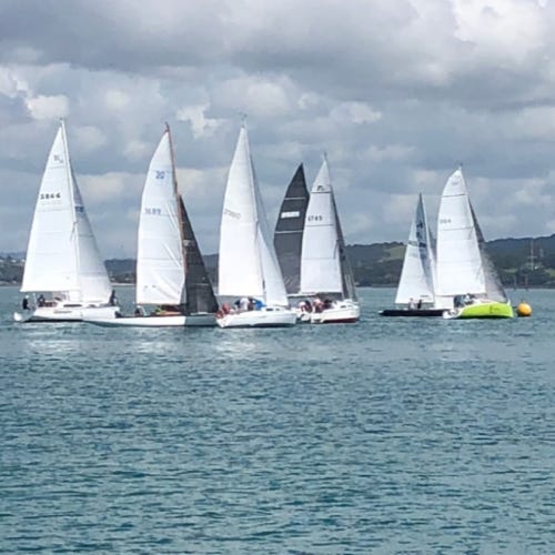 Racing at Russell Boating Club, Russell, Bay of Islands